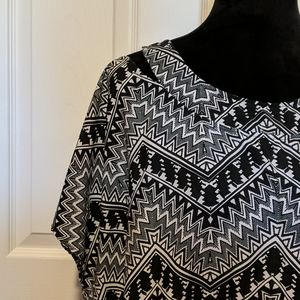 Aztec print, summer shift dress